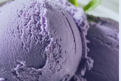Photo of ube ice cream